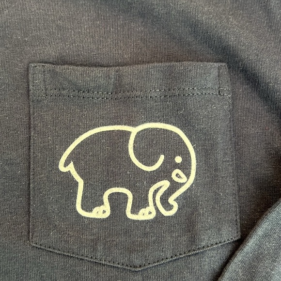 Ivory ella navy long sleeve women’s medium elephant print - Picture 3 of 5